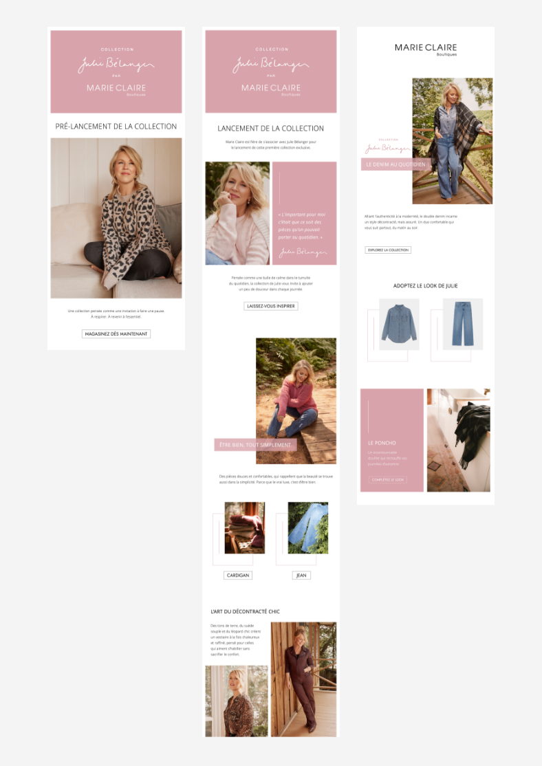 Marie Claire Julie Belanger Newsletter