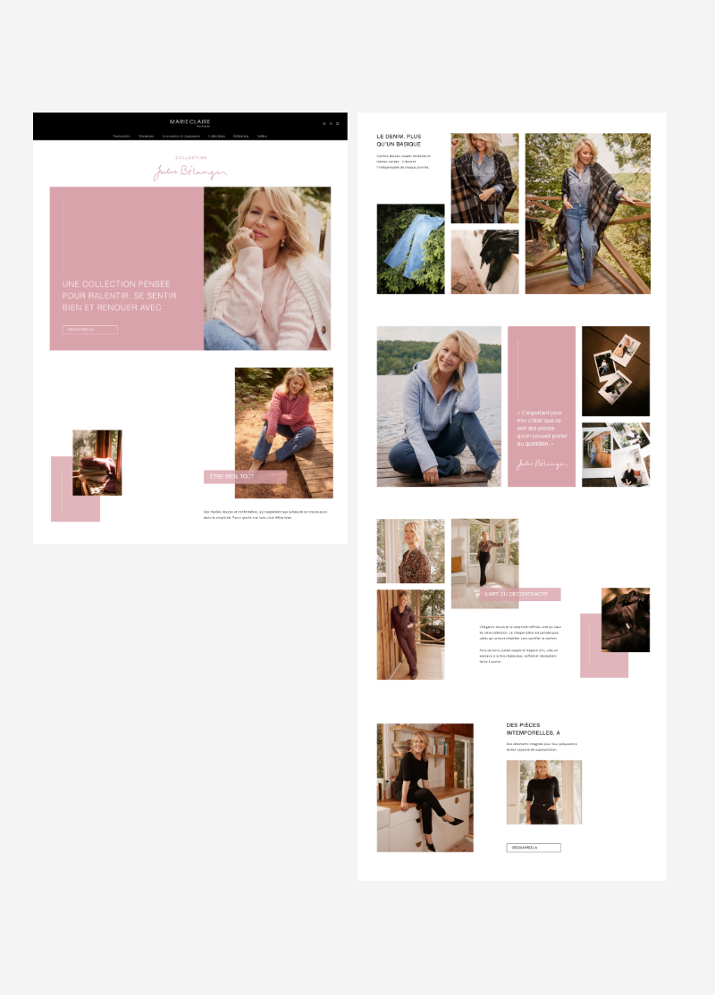 Marie Claire Julie Belanger Lookbook